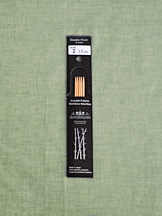 6" Double Pointed Bamboo Needles